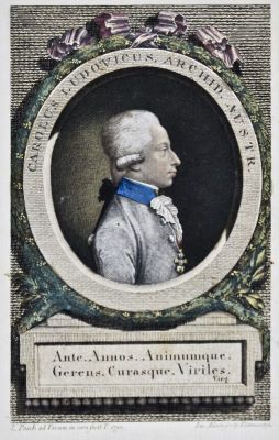 gravură - Adam, Jacob; (SC.); Posch, Leonard; (IN.); Arhiducele Karl Ludwig de Austria