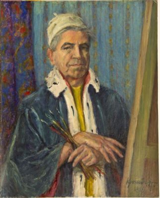 pictură de șevalet - Avakian, Hrandt; Autoportretul lui Hrandt Avakian