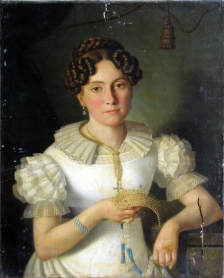 pictură de șevalet - Einsle, Anton (în registrul inventar: Einsler, Anton); Prințesa Maria Ludovika Wilhelmine von Bayern (în registrul inventar: Portret de femeie)
