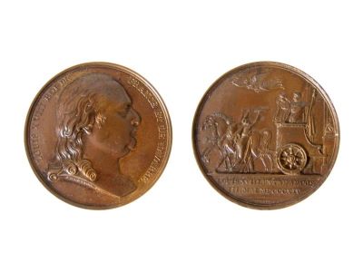 Medalie dedicată intrării triumfale a lui Ludovic XVIII în Paris