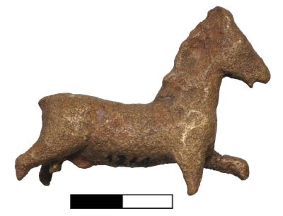 Figurină cal fragmentară