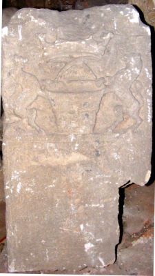 piatră de mormânt - necunoscut; piatra de mormânt a unui tăbăcar
