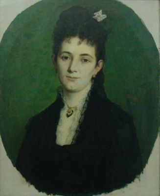 pictură de șevalet - Henția, Sava; Portret de femeie