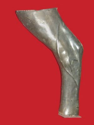 statuie; Împăratul Caracalla - piciorul posterior stâng al calului