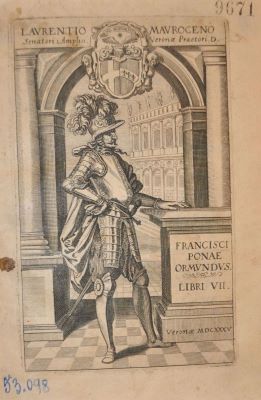 carte veche - Ponae, Francesco (autor); Francisci Ponae Ormundus libri VII