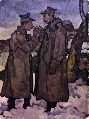 pictură - Theodorescu-Sion, Ion; Doi soldați