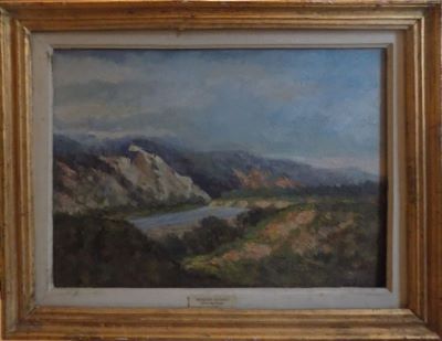 pictură de șevalet - Barbieri, George; Peisaj de munte (Vălenii de Munte)