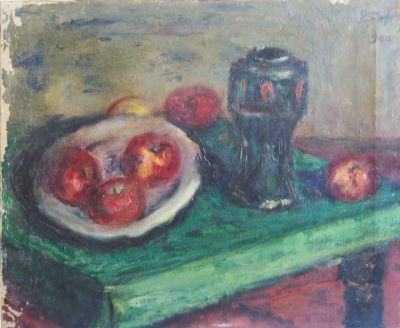 pictură de șevalet - Ștefan, Vasile; Natură moartă cu fructe