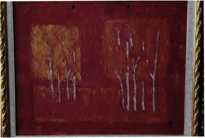 pictură de șevalet - Ciucurencu, Alexandru; Compoziție cu copaci