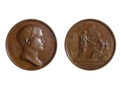 Medalie dedicată păcii de la Amiens