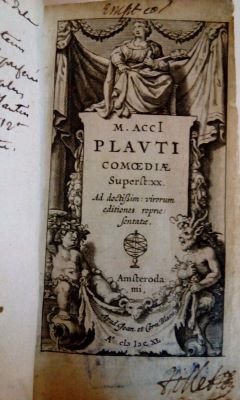 carte veche - Titus Maccius Plautus, autor; M. Acci Plauti comoediae superst. XX