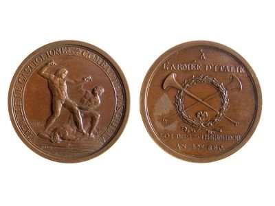 Medalie dedicată bătăliilor de la Castiglione și Peschiera
