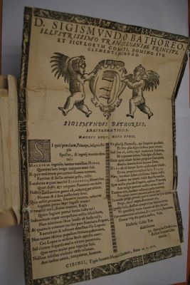 carte veche - Deidrich, Georgius; Sigismundus Bathoreus anagrammatikos