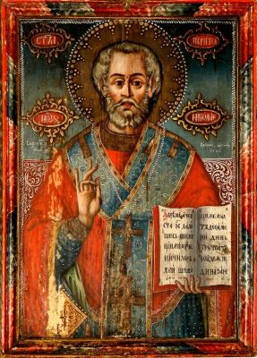 icoană - Gheorghe fiul lui Iacov; Sf. Nicolae