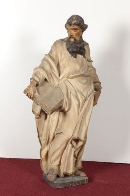 sculptură de biserică; Statuia unui sfânt