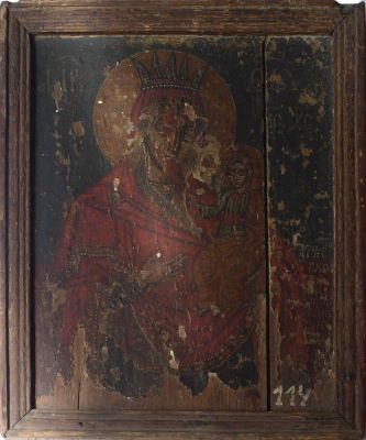 icoană - Simon din Bălgrad; Maica Domnului cu Pruncul