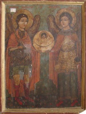 icoană; Arhanghelii Mihail și Gavriil