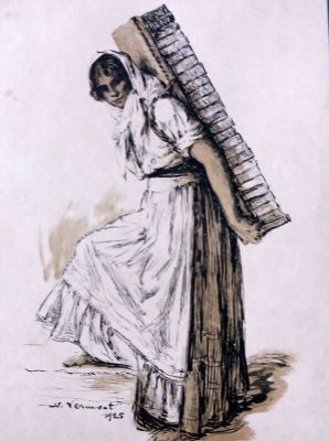 litografie - Vermont, Nicolae; Țigancă