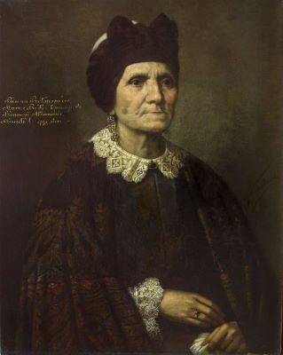 pictură de șevalet - Tattarescu, Gheorghe M.; Păuna Protopopescu, mama episcopului Atanasie al Râmnicului