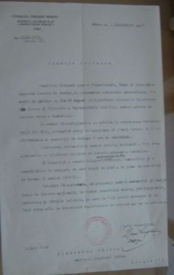 document - Consiliul Dirigent Român; Al. Lapedatu este anunțat că a fost numit titular la catedra de istoria veche a Românilor a Universității din Cluj