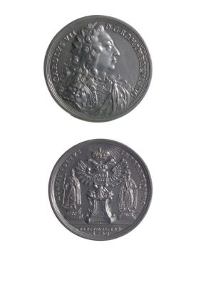 Medalie dedicată alegerii lui Carol VII ca împărat roman