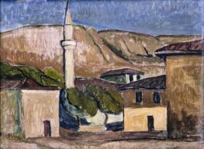 pictură - Ghiață, Dumitru; Peisaj Balcic
