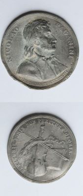 medalie; Vizita lui Niccolò Paganini la Viena