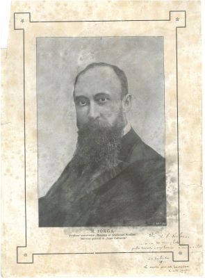 portret; Nicolae Iorga