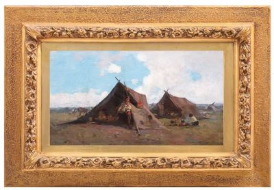 pictură de șevalet - Grigorescu, Nicolae; Nomazi