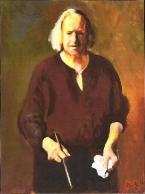 pictură de șevalet - Baba, Corneliu; Autoportret