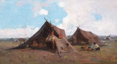 pictură de șevalet - Grigorescu, Nicolae; Nomazi
