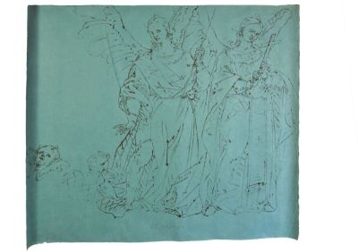 desen - Tattarescu, Gheorghe; Liturghia îngerilor