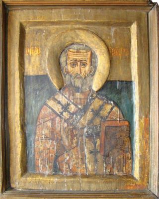 icoană - Gheorghe Tobias din Abrud; Sf. Nicolae
