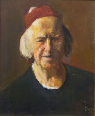 pictură de șevalet - Baba, Corneliu; Autoportret
