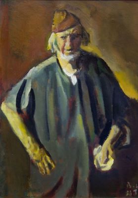 pictură de șevalet - Baba, Corneliu; Autoportret