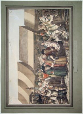 litografie - Institutul litografic Viena, (SC.); Neuhauser, Franz; (DEL.); Târg în Transilvania