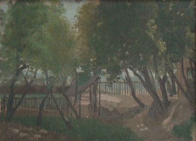 pictură de șevalet - Henția, Sava; Peisaj