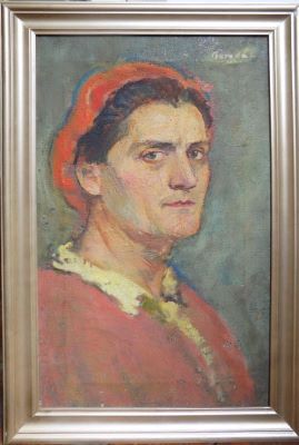 pictură de șevalet - Burada, Sever; Autoportret
