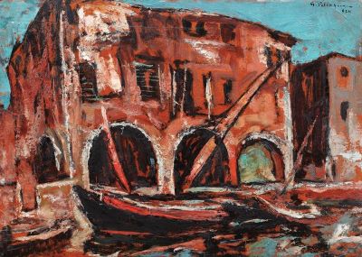 pictură de șevalet - Petrașcu, Gheorghe; Chioggia