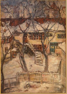 pictură de șevalet - Byck Wepper, Mina; Casa veche