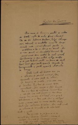 Textul manuscris a fost redactat de Nicolae Iorga.; Manuscris al lui Nicolae Iorga intitulat „Românii din America“