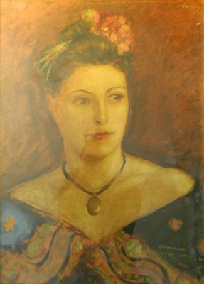pictură de șevalet - Irimescu, Ion; Portretul Jeniței
