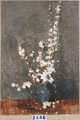 pictură de șevalet - Stoenescu, Eustațiu; Flori de măr