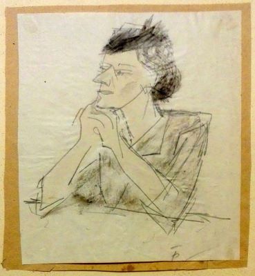 desen - Pallady, Theodor; Reflectând