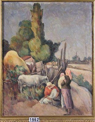 pictură de șevalet - Theodorescu-Sion, Ion; Țărănci