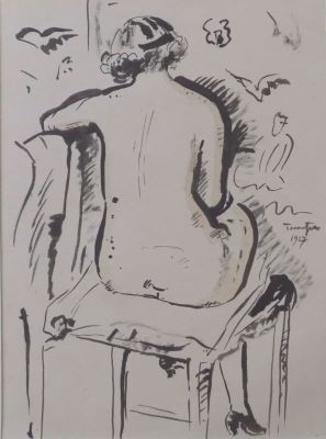 desen - Tonitza, Nicolae; Nud
