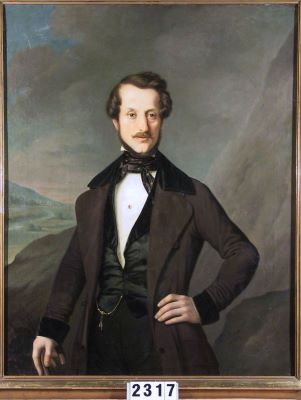 pictură de șevalet - Lecca, Constantin; Portret de bărbat