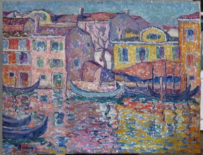 pictură de șevalet - Dărăscu, Nicolae; Peisaj din Veneția