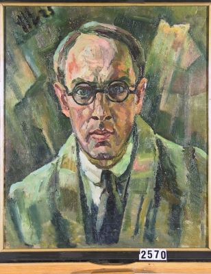 pictură de șevalet - Eder, Hans; Autoportret Hans Eder