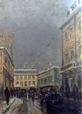pictură de șevalet - Visconte, Henri; Cal(ea) Vict(oriei)